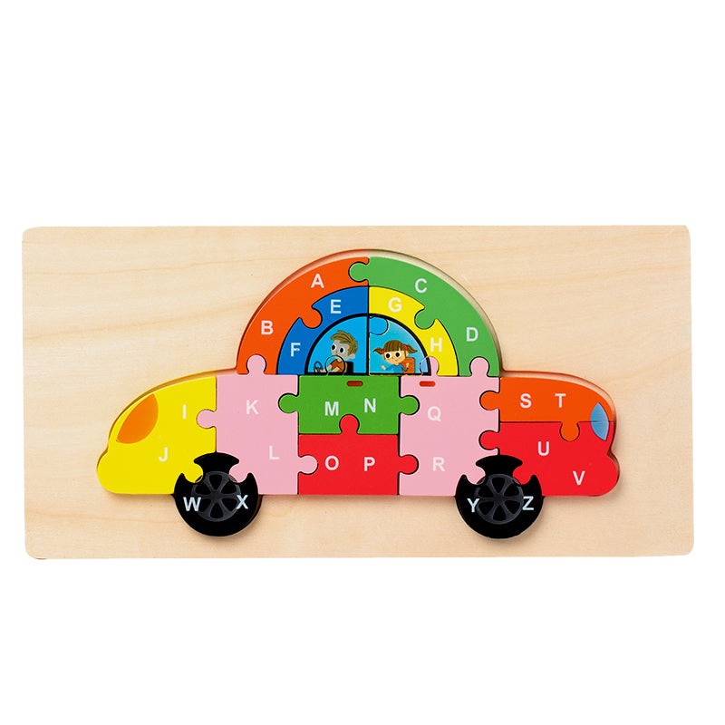 Kids Premium Wood Puzzle - 10, 20, 30, 40 Pieces