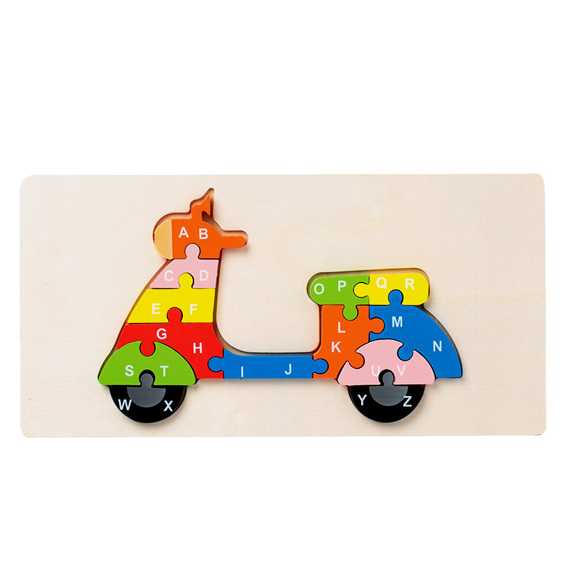 Kids Premium Wood Puzzle - 10, 20, 30, 40 Pieces