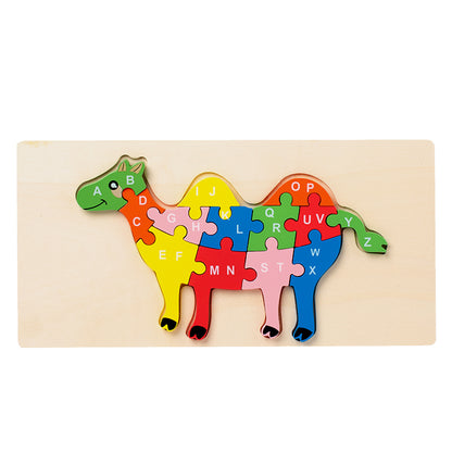 Kids Premium Wood Puzzle - 10, 20, 30, 40 Pieces