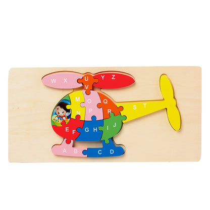Kids Premium Wood Puzzle - 10, 20, 30, 40 Pieces