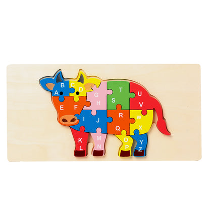 Kids Premium Wood Puzzle - 10, 20, 30, 40 Pieces