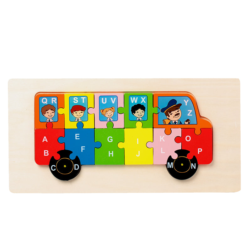 Kids Premium Wood Puzzle - 10, 20, 30, 40 Pieces