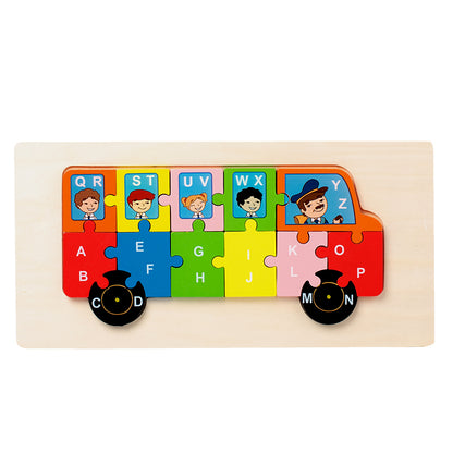 Kids Premium Wood Puzzle - 10, 20, 30, 40 Pieces