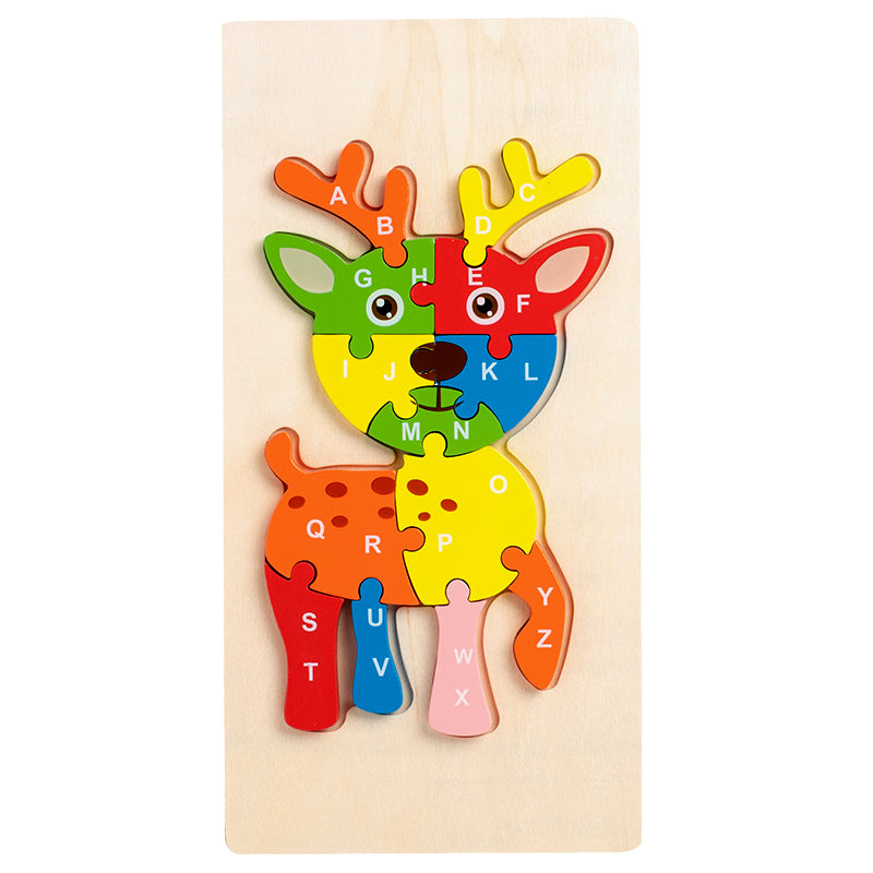 Kids Premium Wood Puzzle - 10, 20, 30, 40 Pieces
