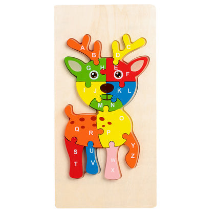 Kids Premium Wood Puzzle - 10, 20, 30, 40 Pieces