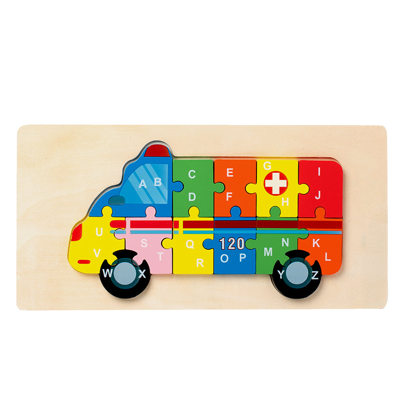 Kids Premium Wood Puzzle - 10, 20, 30, 40 Pieces