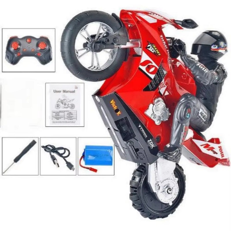 RC Stunt Motorcycle with 6 Axis Gyroscope