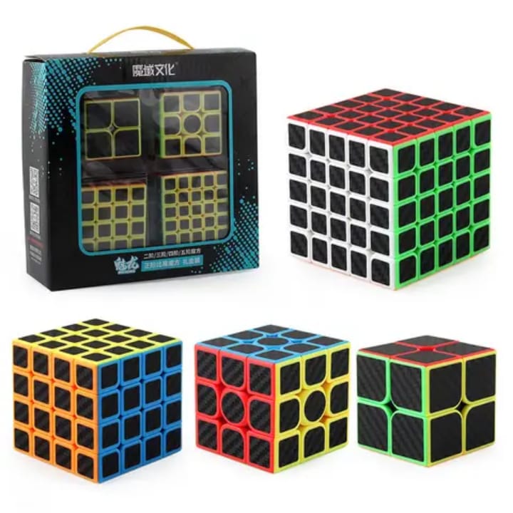 New 4 in 1 Rubik Cube Set