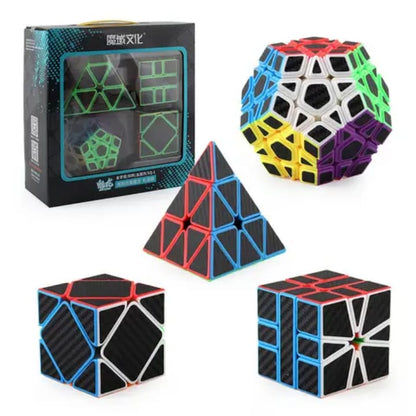 New 4 in 1 Rubik Cube Set