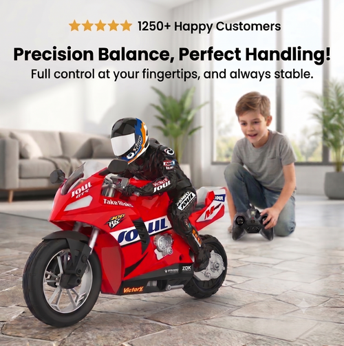 RC Stunt Motorcycle with 6 Axis Gyroscope