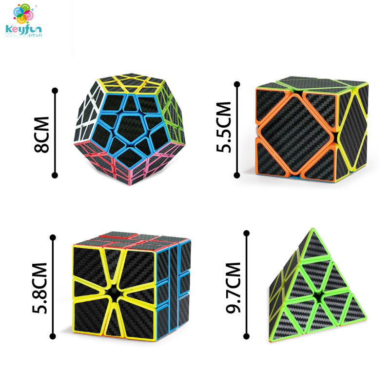New 4 in 1 Rubik Cube Set
