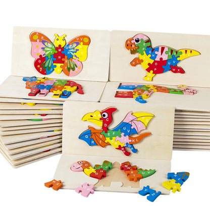 Kids Premium Wood Puzzle - 10, 20, 30, 40 Pieces