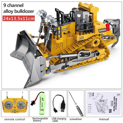 RC Bulldozer 1/20 Scale – 9ch Radio Controlled Hydraulic Dozer