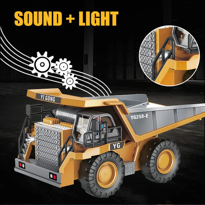 RC Dump Truck 1/20 Scale - 9Ch Radio Controlled Heavy Hauler